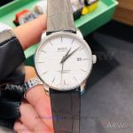 Perfect Copy Mido Baroncelli Chronometer Silicon White Dial 40 MM Quartz Watch - Free Warranty
